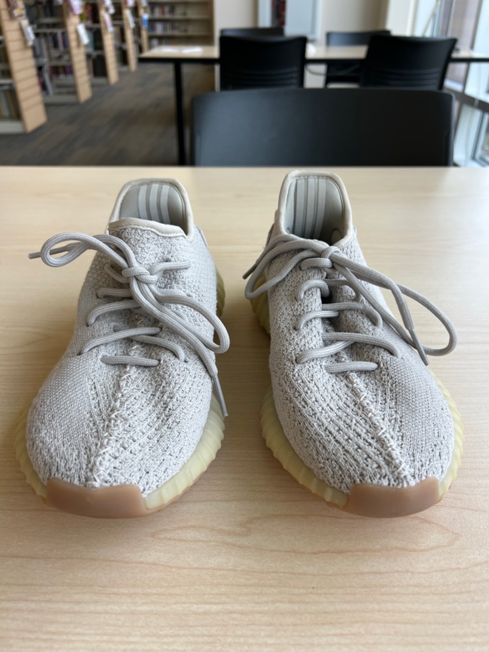 YEEZY x Adidas 350 V2 sesame sneakers neutral modern futuristic streetwear 6.5 - Picture 3 of 12